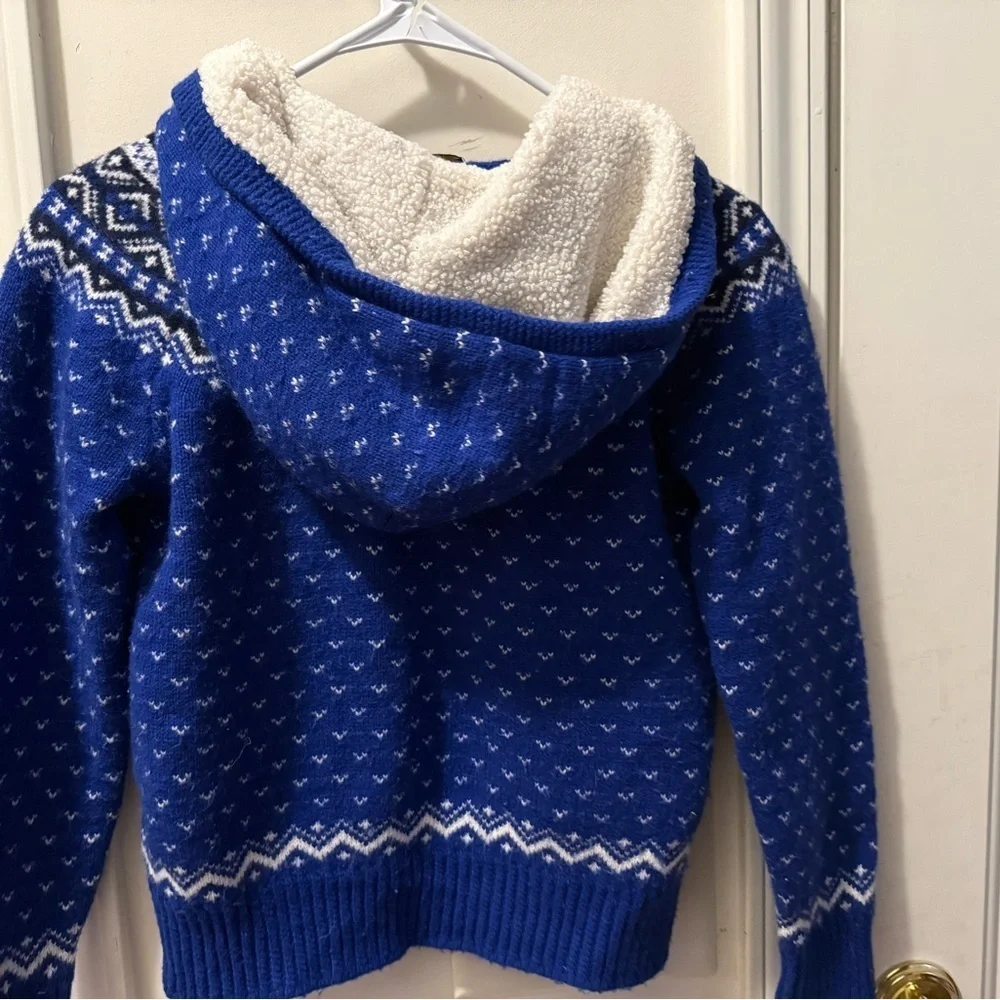 Ralph Lauren Fair Isle Cotton-Blend Hooded Sweater